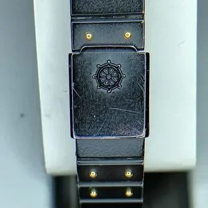 X Baume & Mercier LeRoy Black Acier Gold dial Inoxydable case, 18k plated Baume & Mercier LeRoy | Accessories | X Baume Mercier Leroy  main image 3